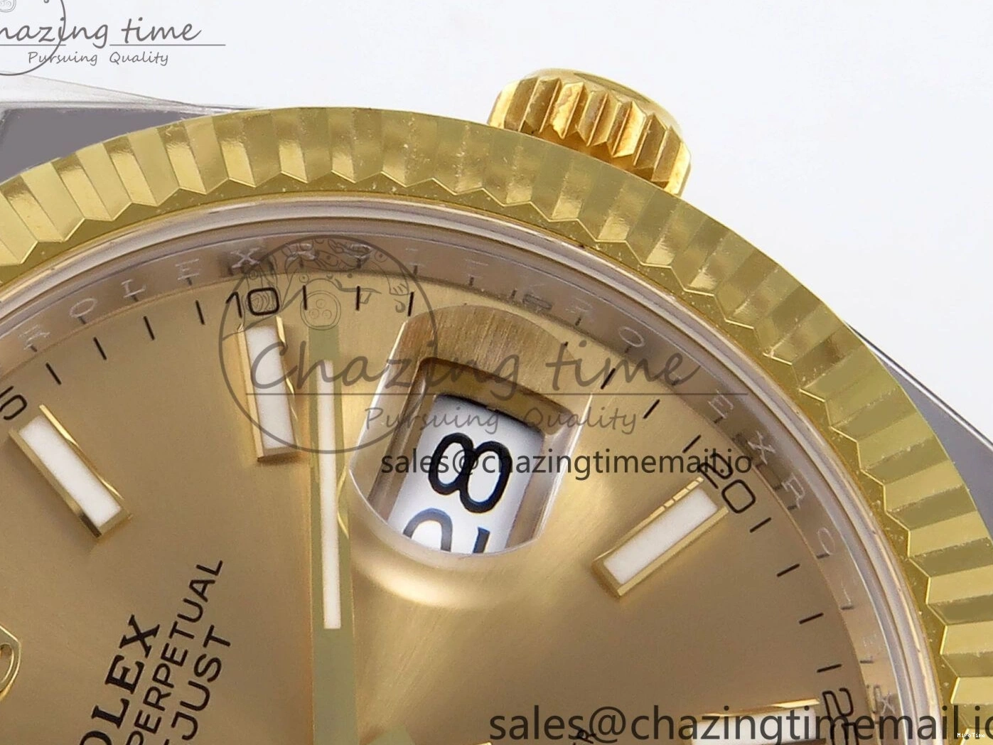 MiroTime 0201 Breathable DateJust 41 SS YG ARF 1:1 Best Edition 904L Steel YG Stick Dial on Oyster Bracelet SH 1260